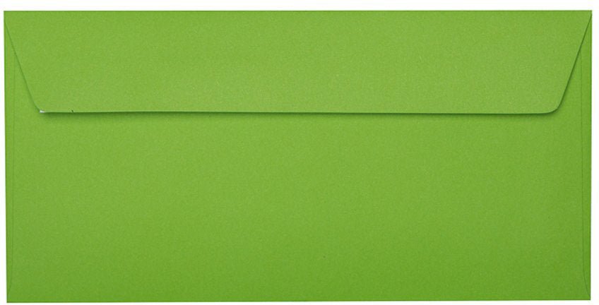 Briefumschläge DIN Lang - Grasgrün - Individuelle Einladung